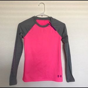 Under Armour Pink Long Sleeve Shirt